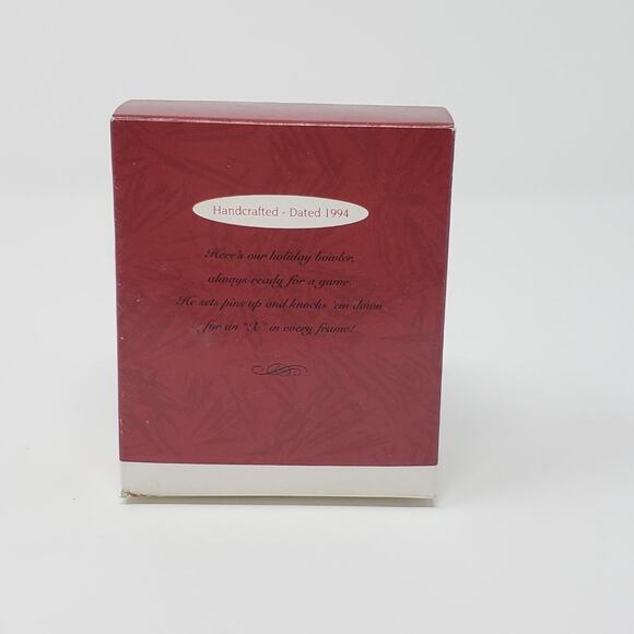 1994 Hallmark It’s A Strike Handcrafted Keepsake Holiday Christmas Ornament. - Picture 5 of 6